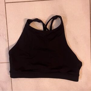 Lululemon Energy Bra Women's Black High-Neck Sports Bra size 8